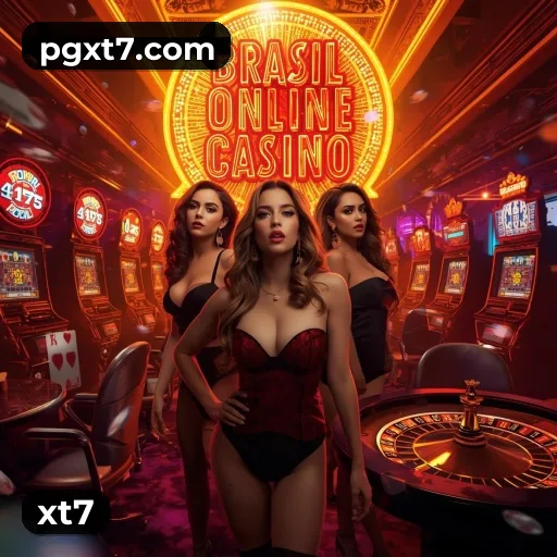 xt7 App home screen with mobile slots and casino categories